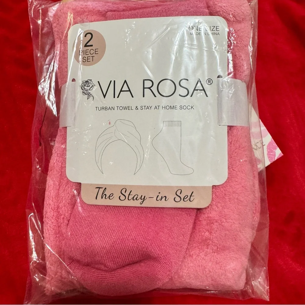 Beauty Products Bundle Towel, Socks, Body Wash and Lip Mask NEW